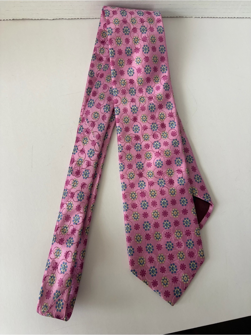 Emermengildo Zegna Pink Men's Silk Tie Necktie